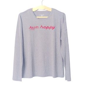 NWOT Brooks Run Happy Shirt